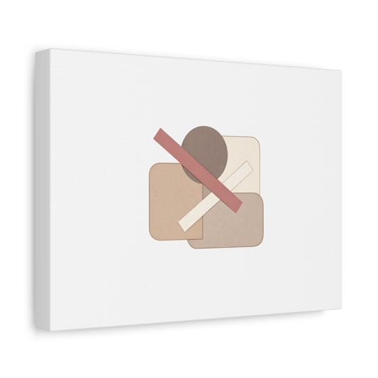 Minimalist Geometric Canvas Art – Neutral Abstract Wall Decor
